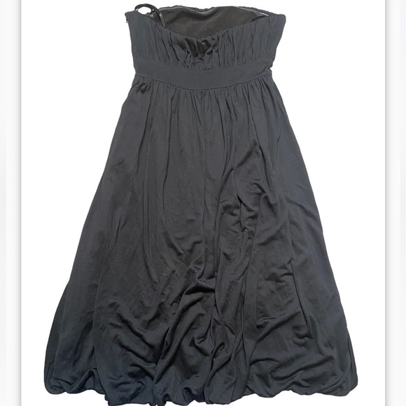 BANANA REPUBLIC STRAPLESS BLACK DRESS SIZE 0 - Picture 2 of 4
